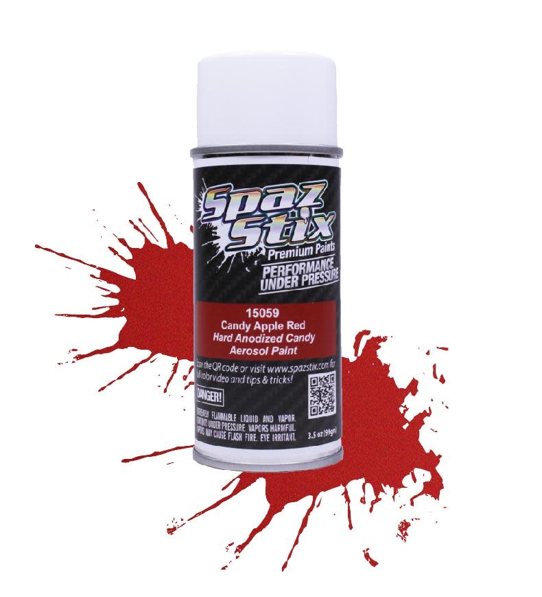 Spaz Stix Candy Apple Red Spray Paint (3.5oz) #15059 - Hobby Time RC